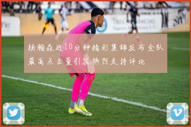 杨瀚森近10分钟精彩集锦发布全队最高点击量引发热烈支持评论